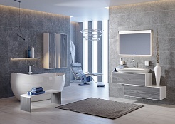 Aqwella Мебель для ванной Genesis 120 миллениум серый – фотография-11