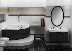 Aquanet Мебель для ванной Сопрано 95 R черная (169424) – фотография-3