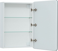 Aquanet Зеркальный шкаф Оптима 60 белый – фотография-4