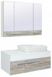 Runo Мебель для ванной Вудлайн 100 (Caspia 60 Square) – фотография-1