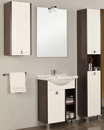 Акватон Мебель для ванной Крит 60 М с зеркалом – фотография-1