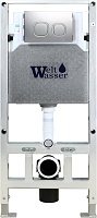 WeltWasser Инсталляция для унитаза Amberg 506 ST CR с клавишей смыва хром глянцевый