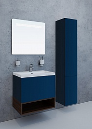 Am.Pm Мебель для ванной Gem 75 глубокий синий, 1 ящиком – фотография-11