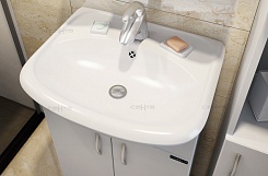 СанТа Мебель для ванной Сити Прима 50 универсал, с ящиком – фотография-3