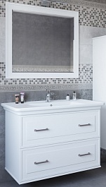 Sanflor Мебель для ванной Модена 105 белая – фотография-1