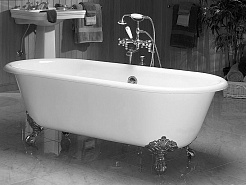 Elegansa Чугунная ванна Gretta Chrome – фотография-2