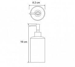 WasserKRAFT Дозатор для жидкого мыла "Elde K-3699" – фотография-4