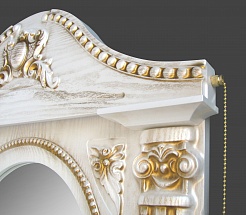 Атолл Мебель для ванной Наполеон 75 золото – фотография-4