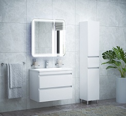 Corozo Мебель для ванной Алабама 100 Z2 белая – фотография-3