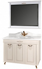 Водолей Мебель для ванной "Анжелика 100" F-3 белая – фотография-1