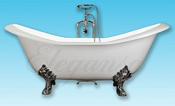 Elegansa Чугунная ванна Taiss Chrome – фотография-5