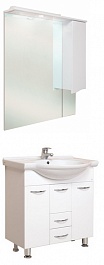 Onika Мебель для ванной Моника 75 R с корзиной – фотография-1