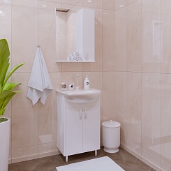 Corozo Мебель для ванной Колор 50, белая – фотография-2
