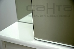 СанТа Зеркальный шкаф Герда 55 фацет свет – фотография-4