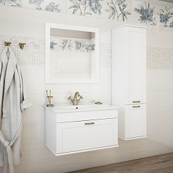 Sanflor Мебель для ванной Ванесса 75 белый – фотография-9