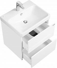 Акватон Мебель для ванной Сканди 55 белая – фотография-4