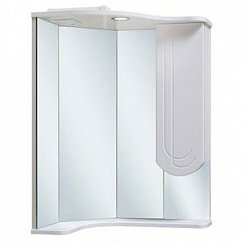 Runo Зеркало-шкаф для ванной Бис 40 R угловое – фотография-1