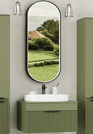 Brevita Мебель для ванной Enfida 70 подвесная зеленая – фотография-1