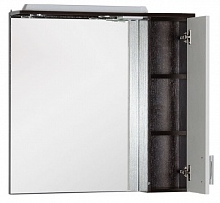 Aquanet Зеркальный шкаф Тиана 75 венге – фотография-2
