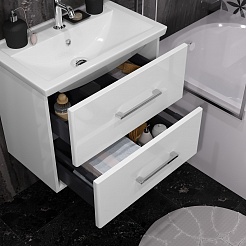 Opadiris Мебель для ванной Арабеско 60 подвесная белая – фотография-6
