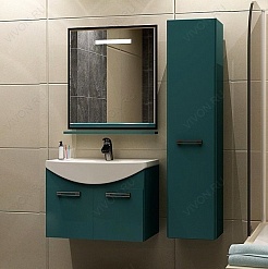 Misty Зеркало для ванной Джулия 65 зеленое – фотография-3