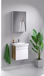 Aqwella Мебель для ванной Smart 50 дуб балтийский – фотография-2