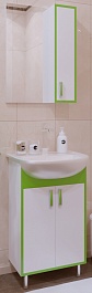 Corozo Мебель для ванной Спектр 50, зеленая – фотография-1