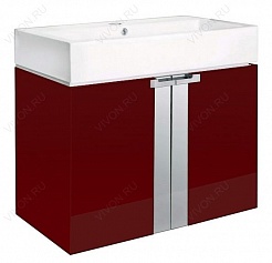  Мебель для ванной "Fresh 60" красная – фотография-3