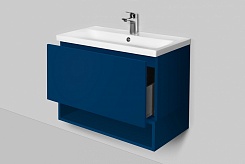 Am.Pm Мебель для ванной Gem 60 глубокий синий, с 1 ящиком – фотография-8