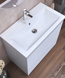 Vigo Мебель для ванной Otti 800-0-2 белая – фотография-9