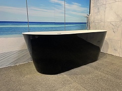 Cerutti Акриловая ванна Chika Nero 170x80 CT8559 – фотография-3