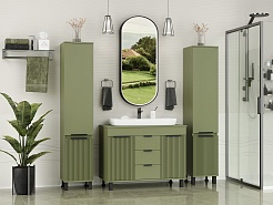 Brevita Мебель для ванной Enfida 100 зеленая – фотография-2