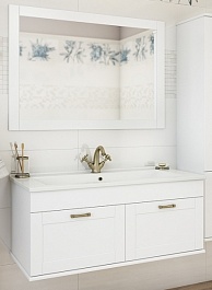Sanflor Мебель для ванной Ванесса 105 белый – фотография-1