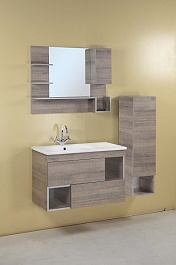 Onika Мебель для ванной Санторини 90.13 дуб серый крафт – фотография-3