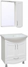 Runo Мебель для ванной Неаполь 65 белая – фотография-1