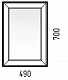 Corozo Зеркало-шкаф угловое Классика 65 – фотография-5