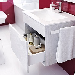 Aqwella Мебель для ванной Бриг 60 подвесная, белая – фотография-4