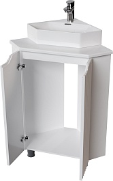 Mixline Мебель для ванной Корнер 63.5 угловая белая – фотография-5