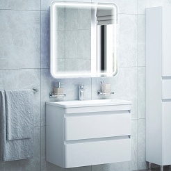 Corozo Мебель для ванной Алабама 100 Z2 белая – фотография-2