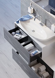 Aqwella Мебель для ванной Genesis 120 миллениум серый – фотография-12