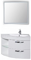 De Aqua Мебель для ванной Трио Люкс 90 R, зеркало Смарт