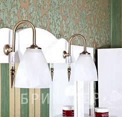 Бриклаер Зеркало для ванной Анна 120 белое – фотография-3