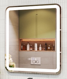 Vigo Мебель для ванной Grani 600-0-1 подвесная белая/дуб сонома – фотография-13