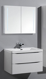 BelBagno Мебель для ванной ANCONA-N 1000 Bianco Lucido, подсветка – фотография-1