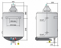 Ariston Газовый водонагреватель накопительный S/SGA 50 R – фотография-2