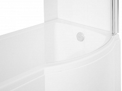 Besco Акриловая ванна Inspiro 170x70 P со шторкой – фотография-4