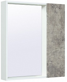 Runo Мебель для ванной Манхэттен 65 серый бетон – фотография-10