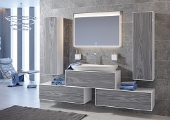 Aqwella Мебель для ванной Genesis 120 миллениум серый – фотография-10