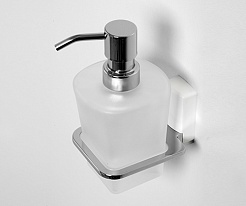 WasserKRAFT Дозатор для жидкого мыла Leine K-5099WHITE – фотография-2