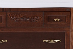 ASB-Woodline Мебель для ванной Модерн 105 антикварный орех – фотография-7
